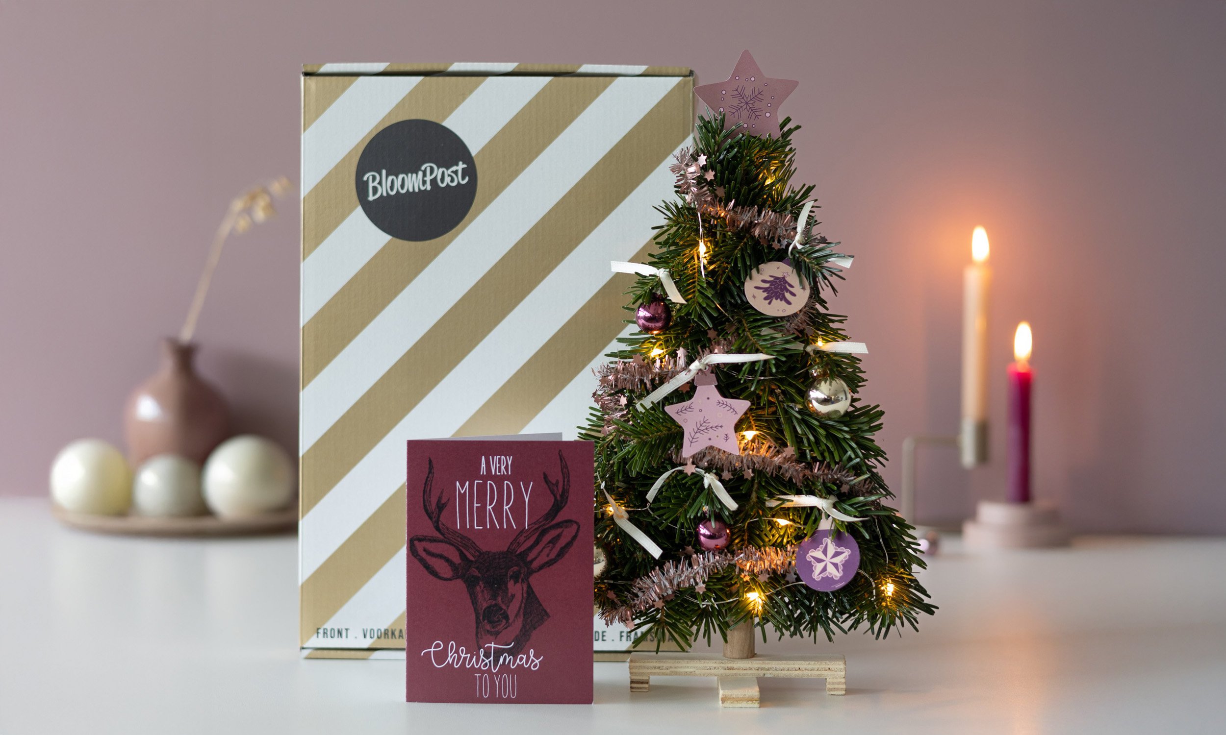 Kerstboompje Holly Jolly